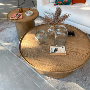 SARGI Wooden Coffee Table - Image 4