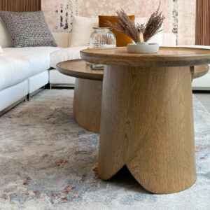 SARGI Wooden Coffee Table - Görsel 2