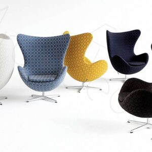 EGG ROTATING ARMCHAIR - Görsel 2