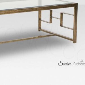 HERMES BRASS COFFEE TABLE - Görsel 3