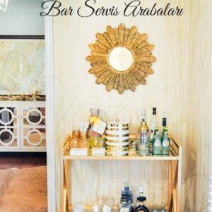 İçki Servis Bar Arabası No:3 - Görsel 4